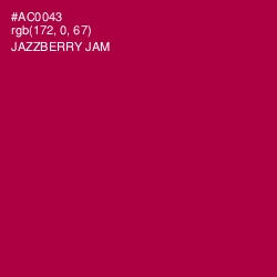 #AC0043 - Jazzberry Jam Color Image
